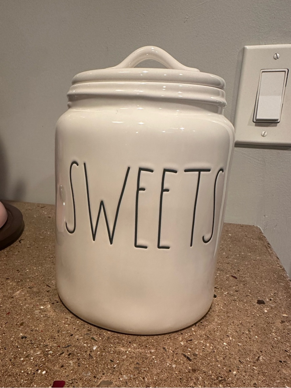 Rae Dunn Ceramic 'SWEETS' Canister